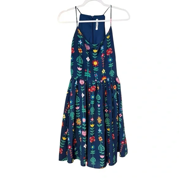 Disney Parks It's a Small World Dress Tank Colorful Mary Blair Blue Sz XL - Picture 3 of 11